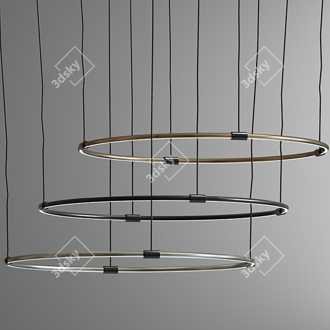 Contemporary Pendant Lights Collection 3D model image 4