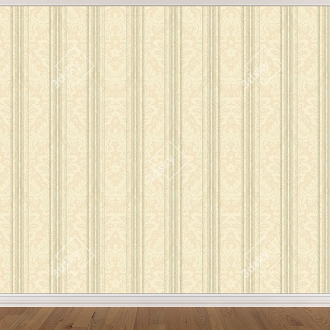 Seamless Wallpaper Set - 3 Colors 3D model image 2