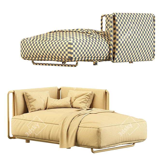 Edmond Chaise: Designer Elegance in Every Detail 3D model image 5