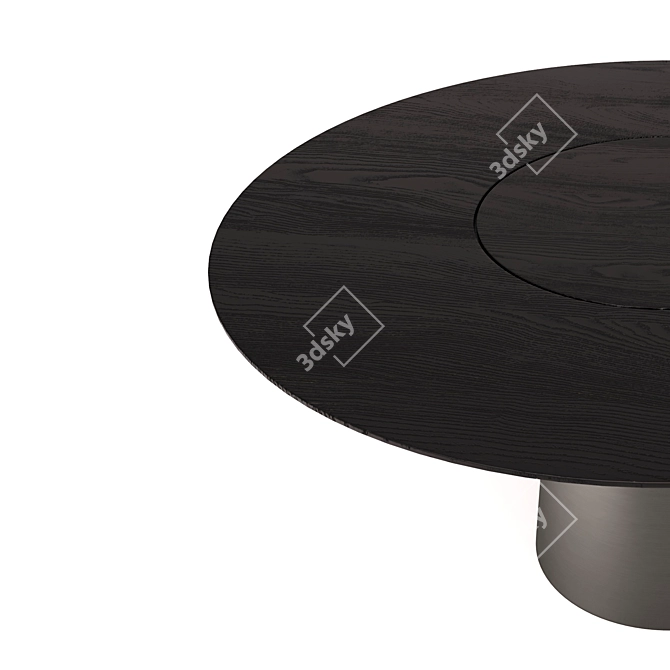 Elegant Materic Dining Table 3D model image 2