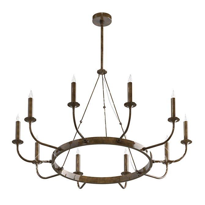 Elegant Berlin Chandelier - Stunning! 3D model image 3