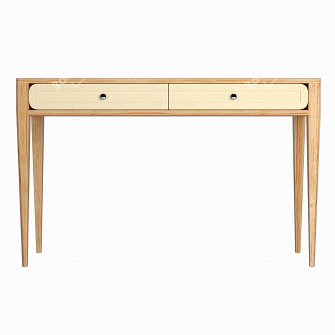 Scandinavian Style Console Table 3D model image 1