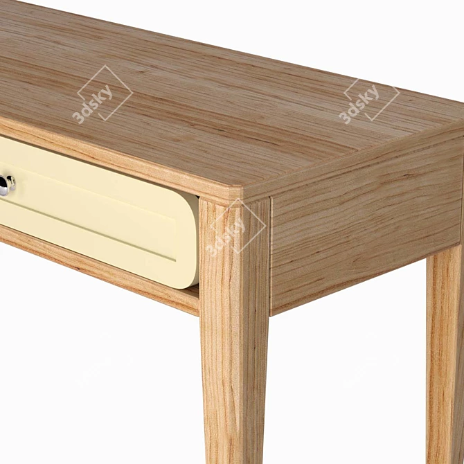 Scandinavian Style Console Table 3D model image 3