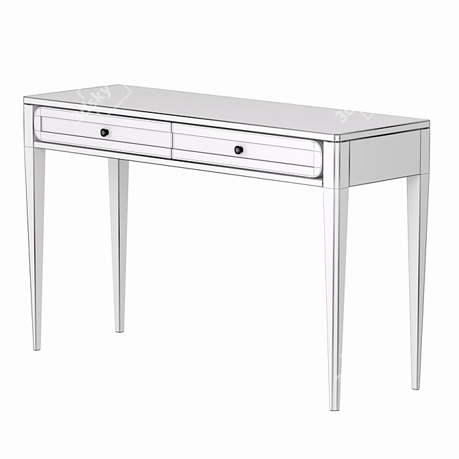 Scandinavian Style Console Table 3D model image 4
