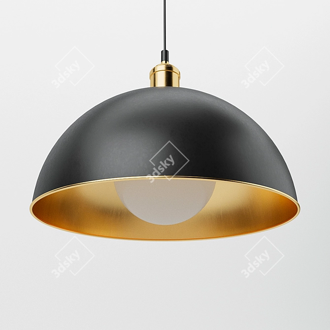 Tribeca Hubert Pendant Lamp 3D model image 1