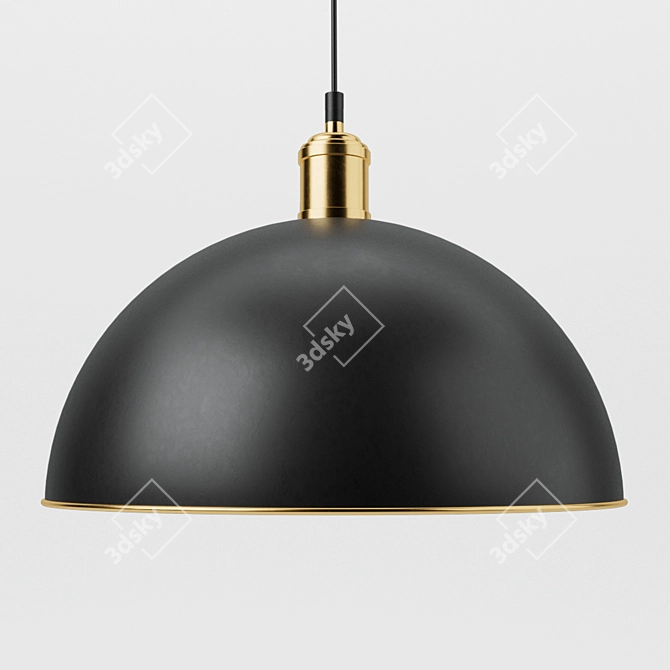 Tribeca Hubert Pendant Lamp 3D model image 2