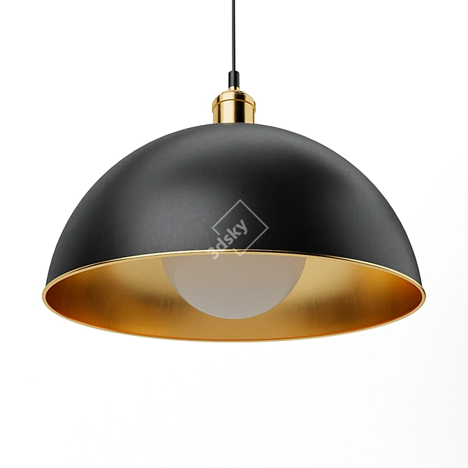 Tribeca Hubert Pendant Lamp 3D model image 5