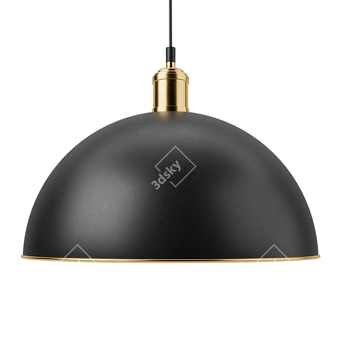 Tribeca Hubert Pendant Lamp 3D model image 6