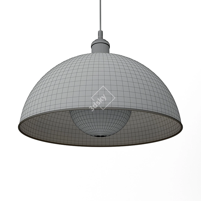 Tribeca Hubert Pendant Lamp 3D model image 7