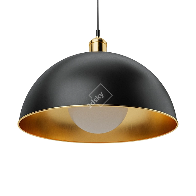 Tribeca Hubert Pendant Lamp 3D model image 8