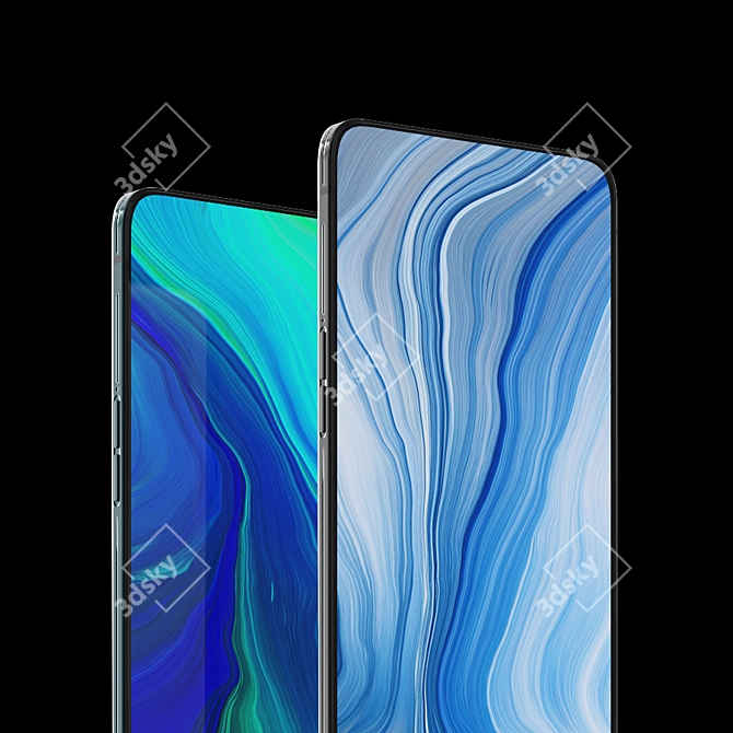 Oppo Reno - High-Poly 3D Model 3D model image 2