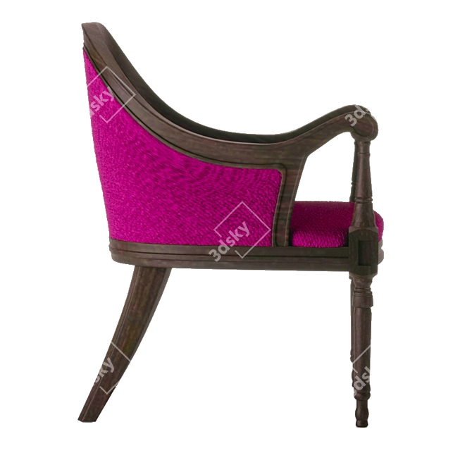 Royal Armchair: Luxurious, Stylish, and Comfortable 3D model image 2