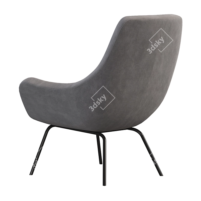 Cozy Jysk Nebel Armchair 3D model image 6