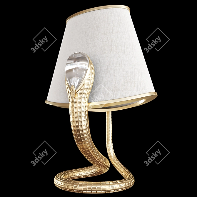 Elegant Creep Profile Table Lamp 3D model image 2
