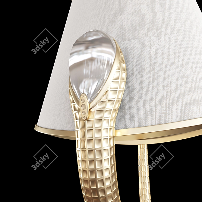 Elegant Creep Profile Table Lamp 3D model image 3