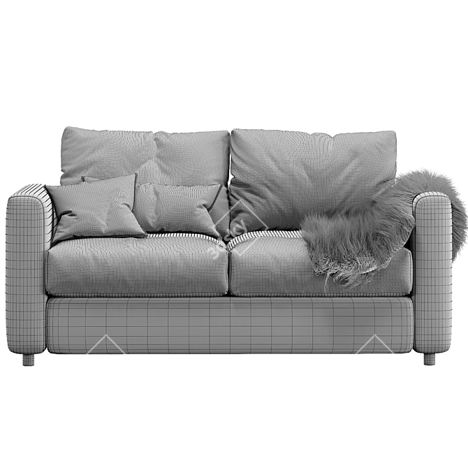 Versatile Ikea Vimle Sofa 3D model image 5