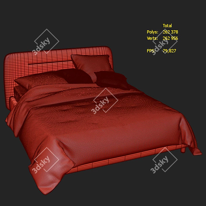 Numa Bed - LA REDOUTE 3D model image 3