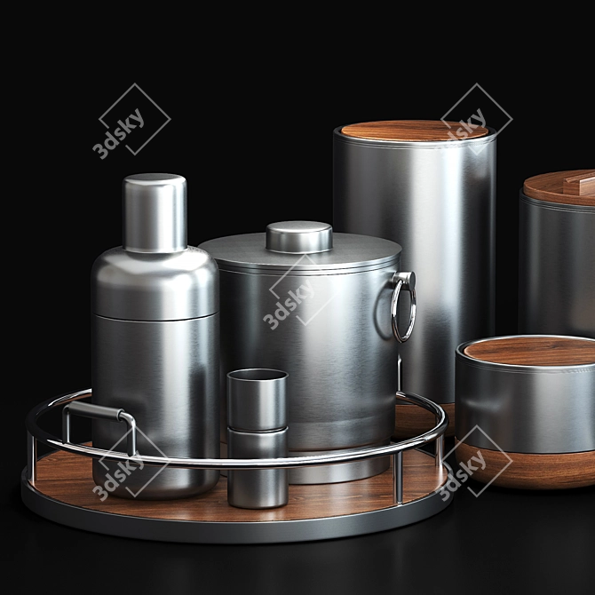 Elegant Kitchen Set: Essential and Stylish 3D model image 9