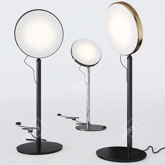 Contemporary Sattler AVVENI Table Light 3D model image 1