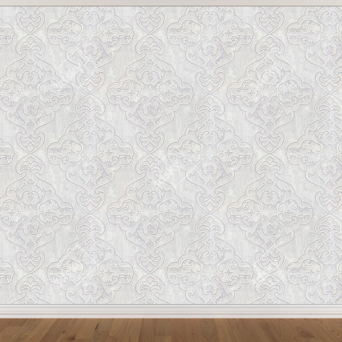 Seamless Wallpaper Set - 3 Colors 3D model image 3