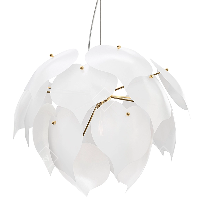 Clover Pendant Chandelier 3D model image 1