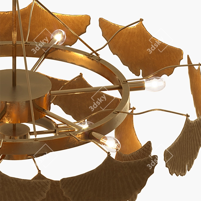 Glamour Glow Chandelier 3D model image 3