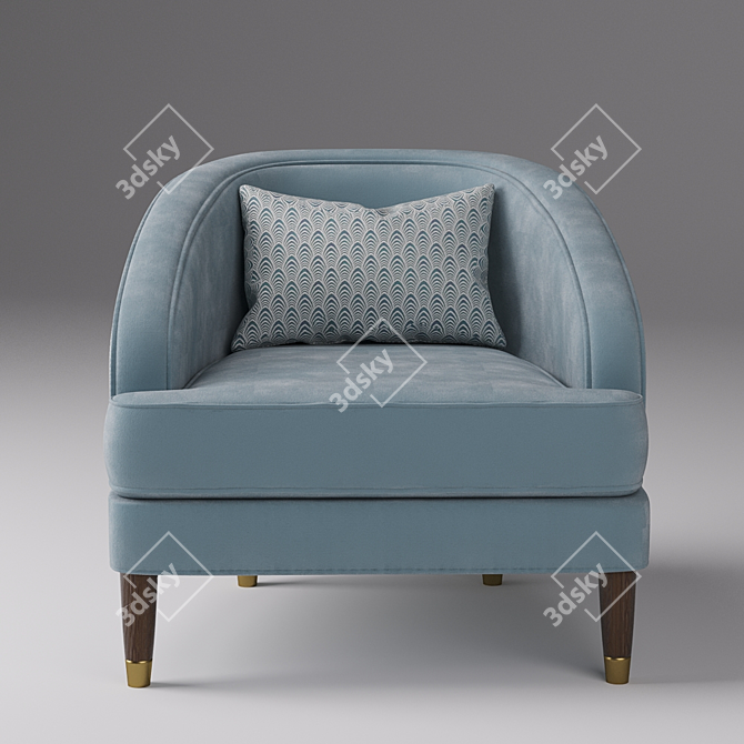 Parker Knoll 150 Fitzroy Chair 3D model image 14