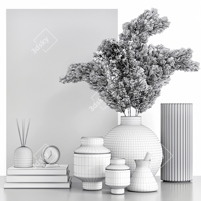 Poly Versatile Decor Set 3D model image 5