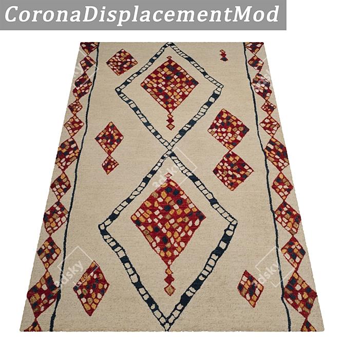 Title: Versatile 3D Carpet Set 3D model image 4