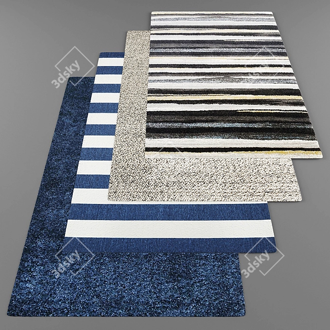 Modern Style Rug Collection 3D model image 3