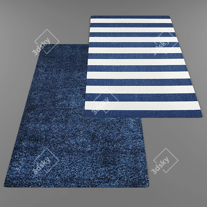 Modern Style Rug Collection 3D model image 2