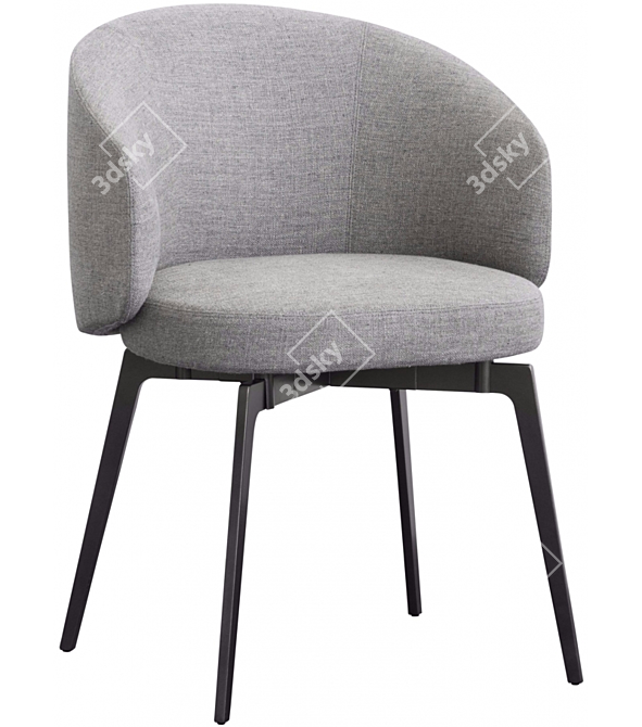 Bea Lema Small Armchair 3D model image 1