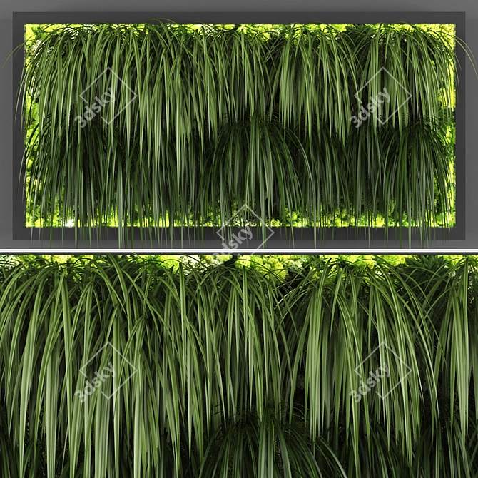 Botanical Bliss: Vertical Garden 122 3D model image 1