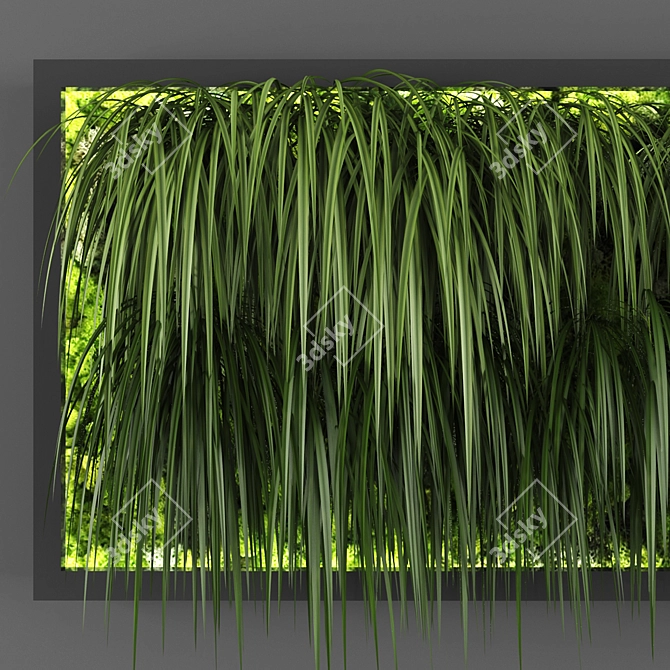 Botanical Bliss: Vertical Garden 122 3D model image 2