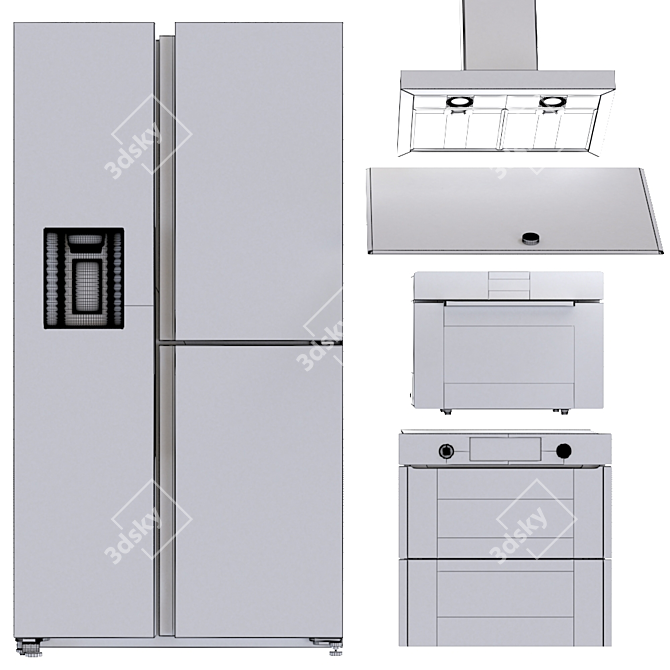 Set Samsung Appliance - Complete Your Kitchen with High-Quality Technology 

Samsung Kitchen Appliance Bundle - Upgrade Your Culinary Experience 

Ultimate 3D model image 4