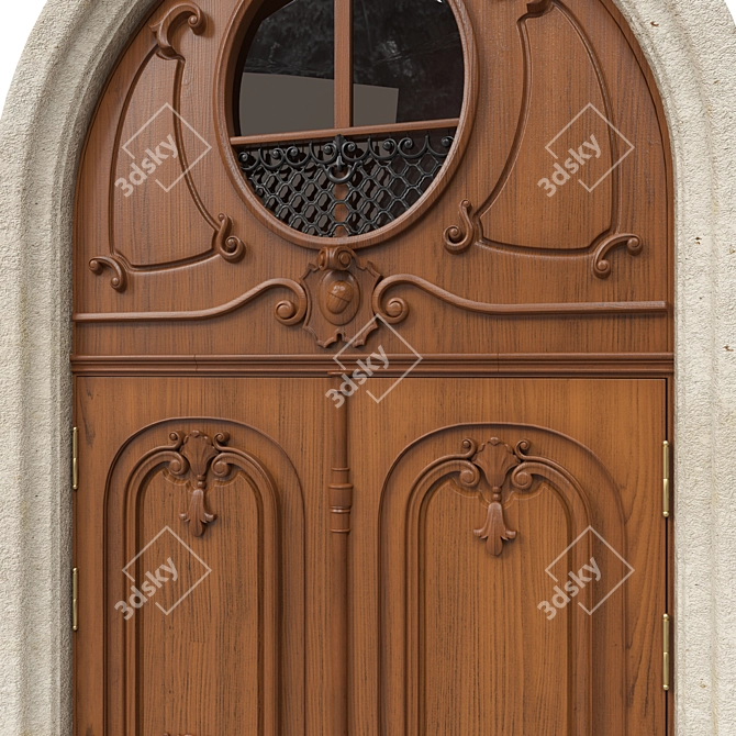 Classic 3D Max Door: 1470mm x 3000mm 3D model image 2