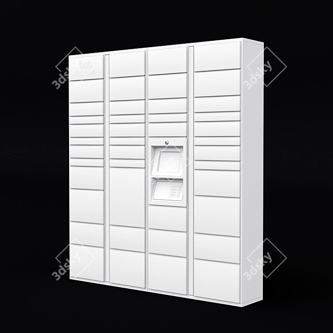 Amazon Hub Locker: Convenient Delivery Alternative 3D model image 5