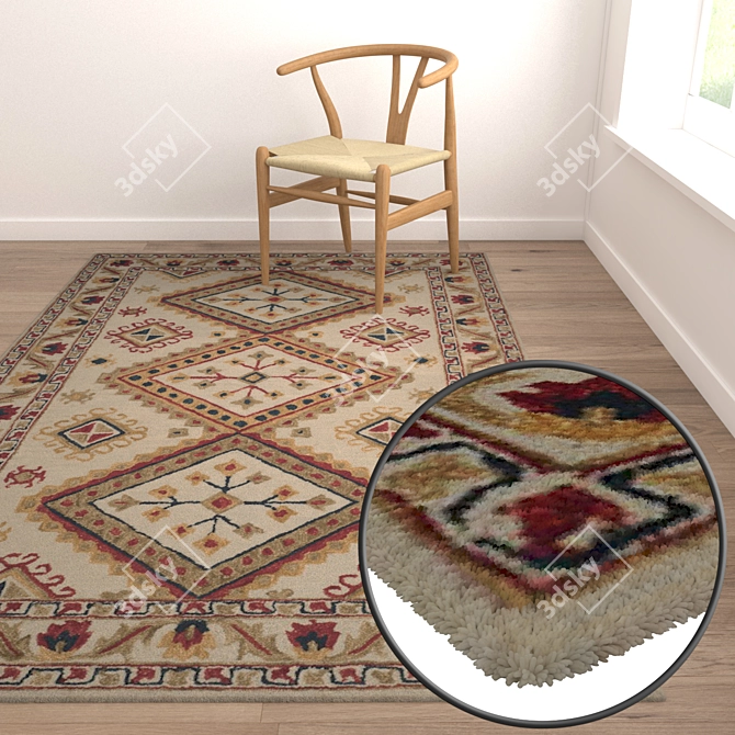 Versatile Carpets Set 3D model image 5