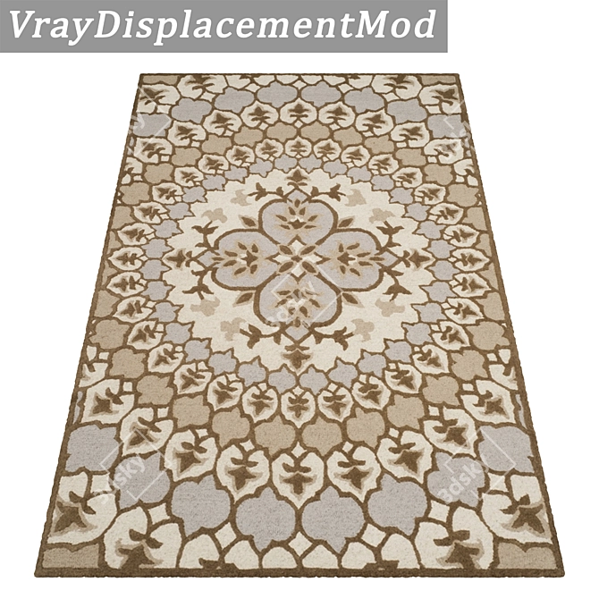 Title: Luxury Carpet Set for High-Quality Renders 3D model image 3