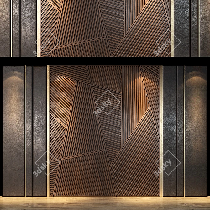 Sleek Panel 51: Modernity Defined 3D model image 1