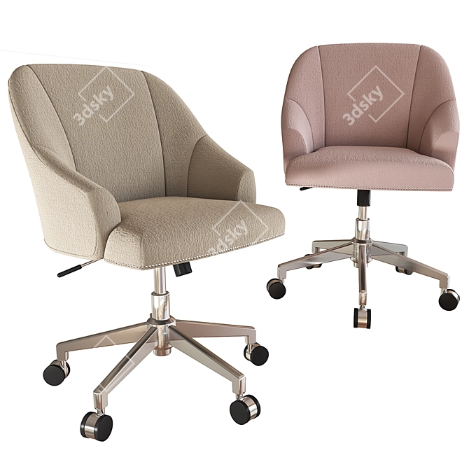 Serta Leighton Office Chair: Stylish and Comfortable 3D model image 1