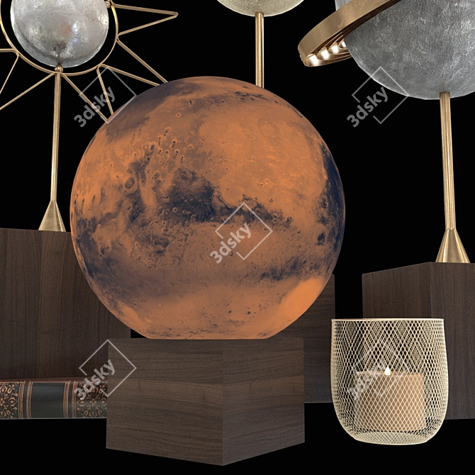 Modern Decor Set 2015 3D model image 4