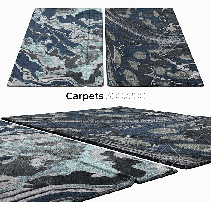 Elegance in Every Step: Carpets for Your Interior 3D model image 1