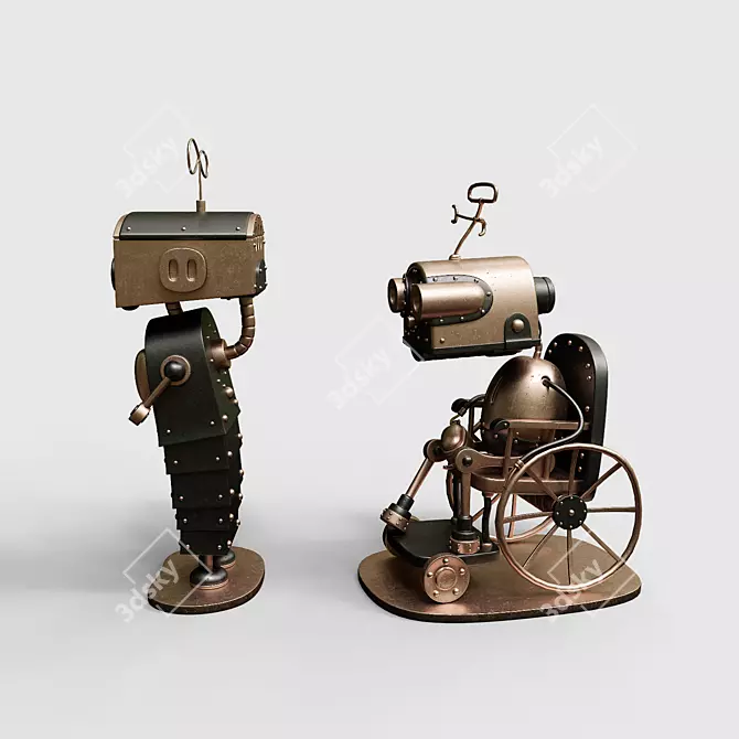 Mechanical Figurines: Machinarium Vol 3 3D model image 2