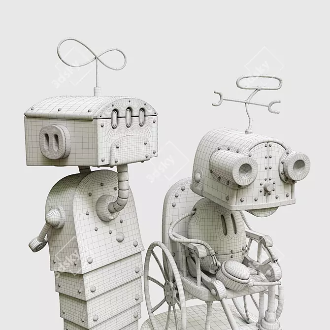 Mechanical Figurines: Machinarium Vol 3 3D model image 5