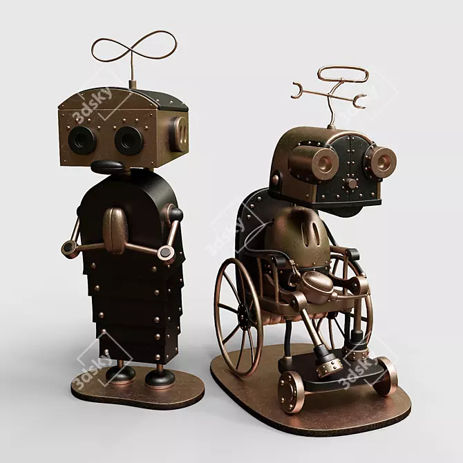 Mechanical Figurines: Machinarium Vol 3 3D model image 6