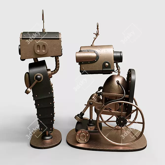 Mechanical Figurines: Machinarium Vol 3 3D model image 7