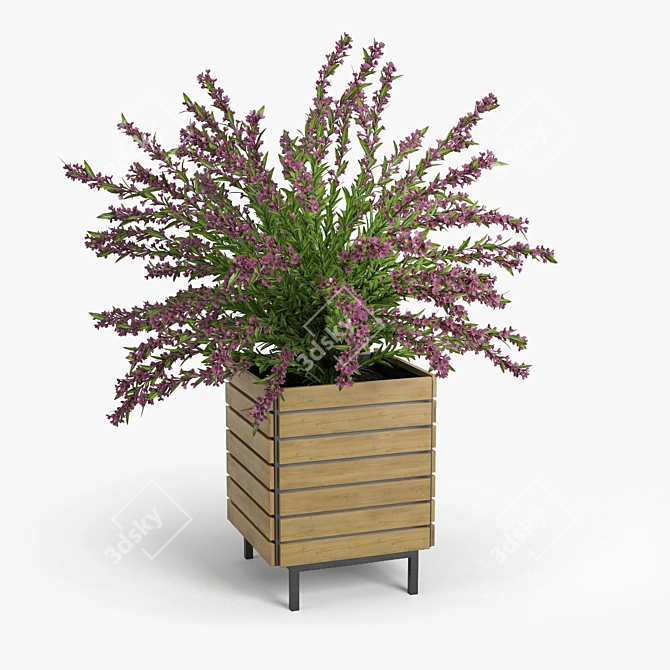 Vibrant Weigela Shrub 3D Model 3D model image 3