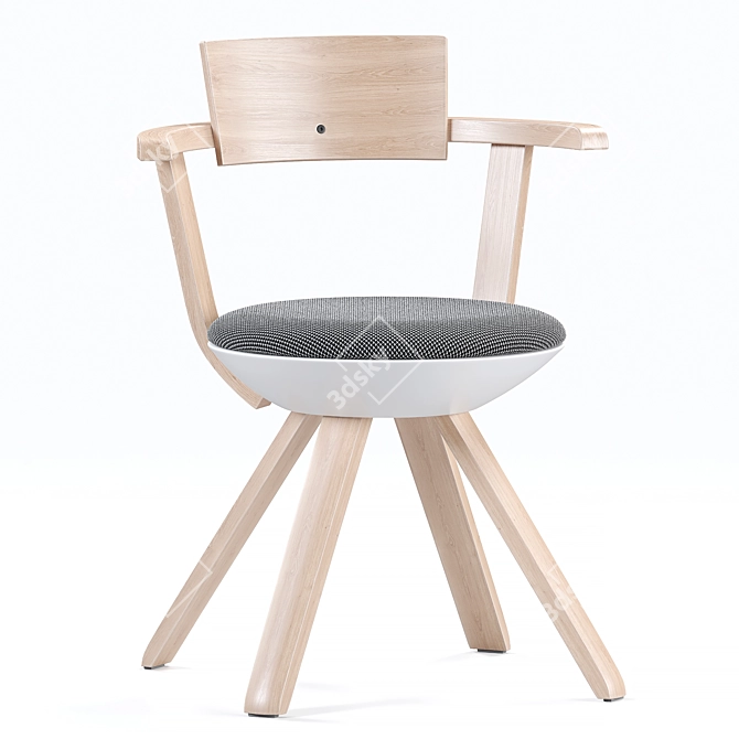 Artek Rival Chair - Sleek and Stylish 3D model image 3