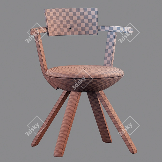 Artek Rival Chair - Sleek and Stylish 3D model image 4